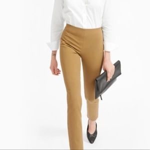Everlane The Work Side Zip Pant Ochre Tan 4